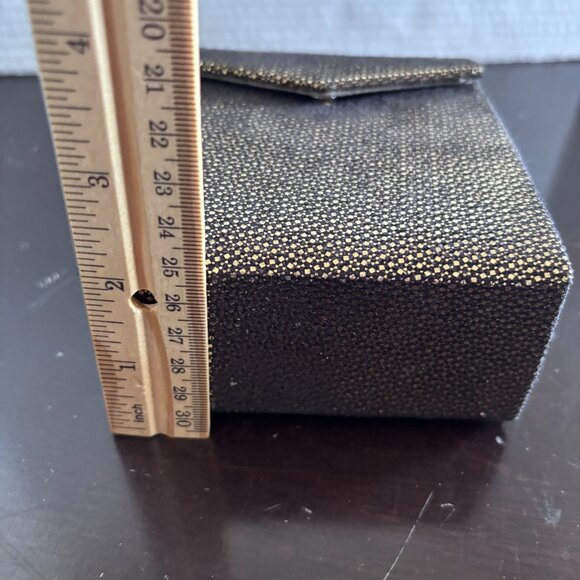 Nordstrom Jewelry Travel Case Black Sparkle, Compact Glamorous Jewelry Storage - Picture 12 of 14